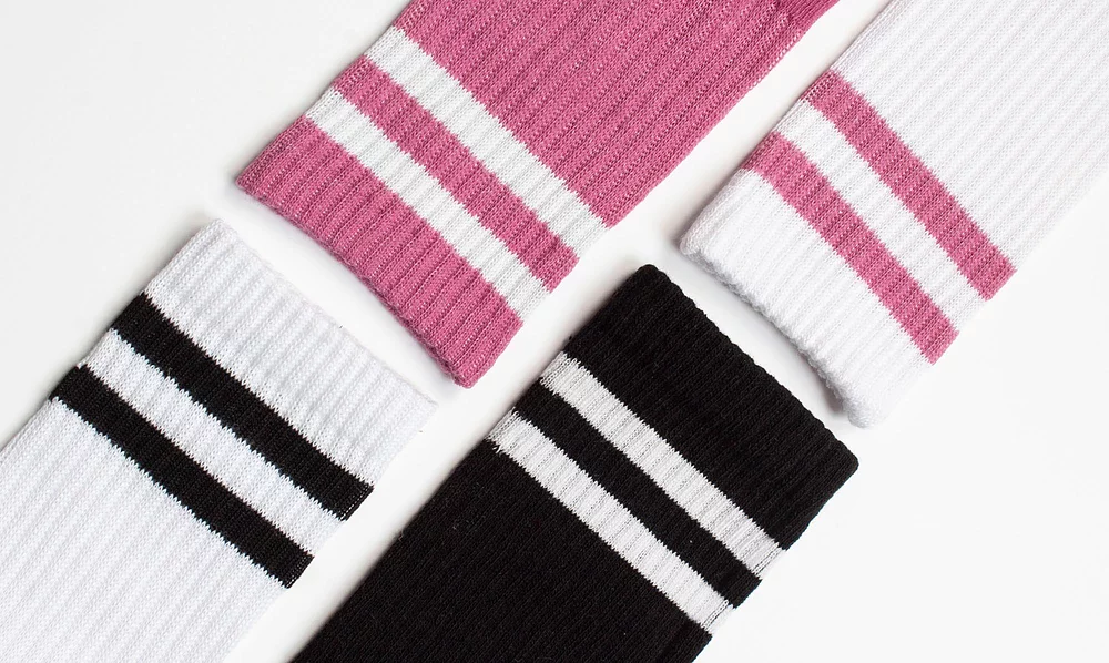 Close-up of bamboo sports socks