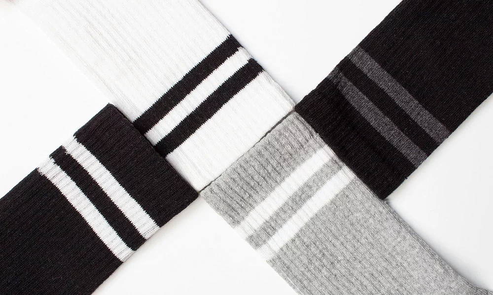 Close-up of bamboo sports socks
