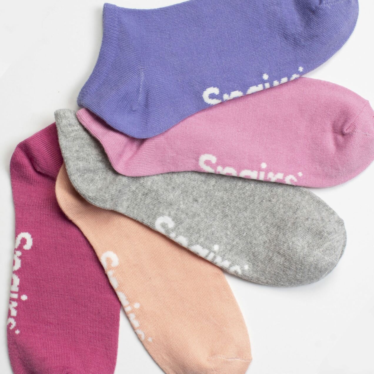 Ladies' 5 Pack Spairs Everyday Plain Trainer Socks