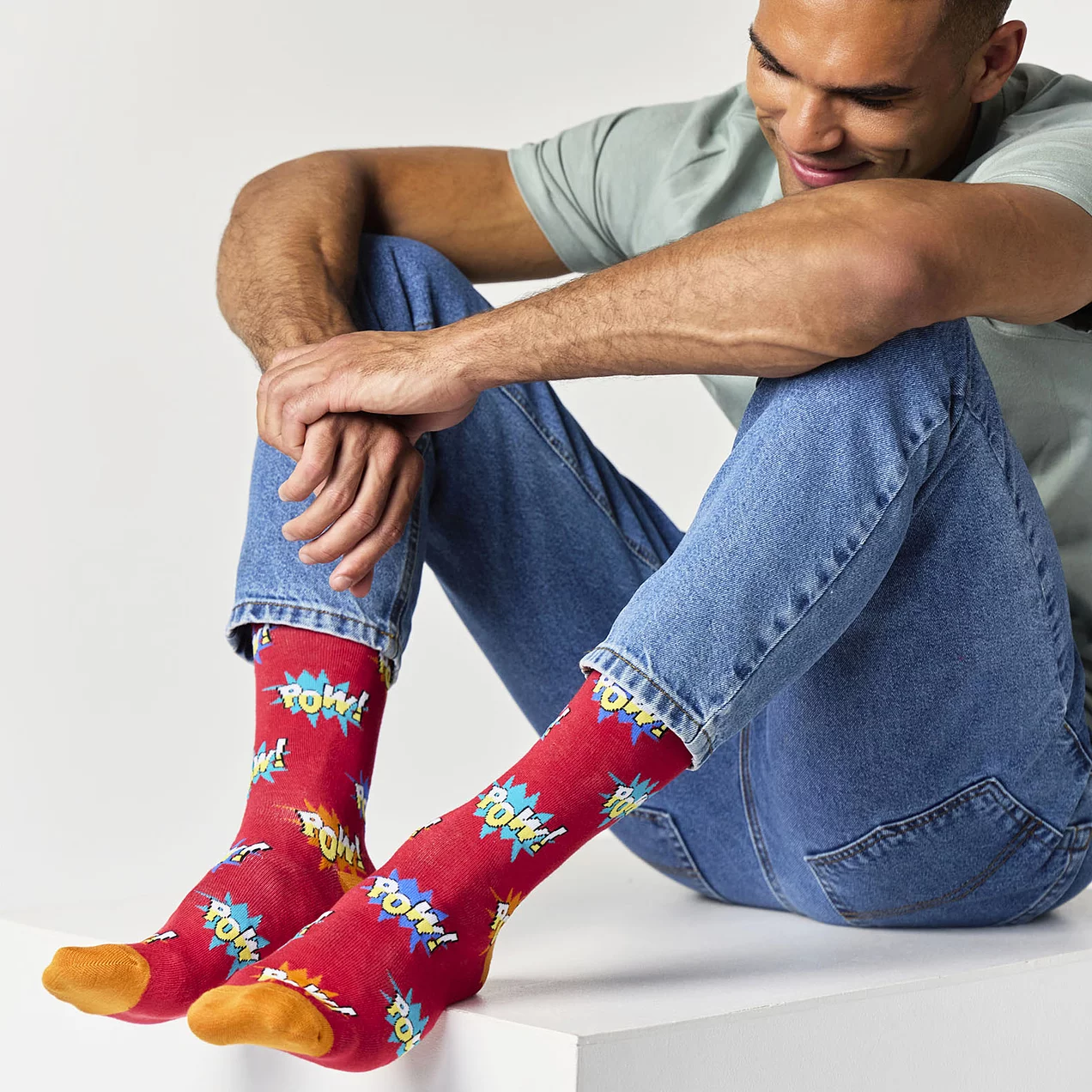 Comics novelty socks